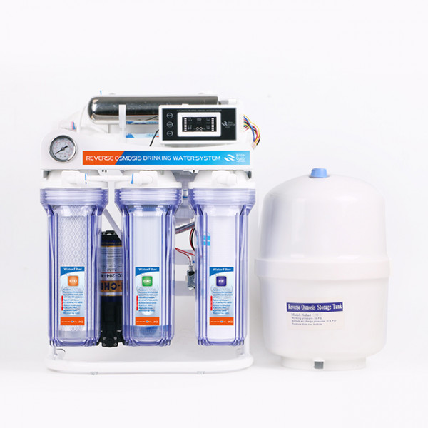 75GPD home purified reverse osmosis water filtration
