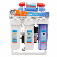 75GPD filtração de água de osmose reversa purificada em casa