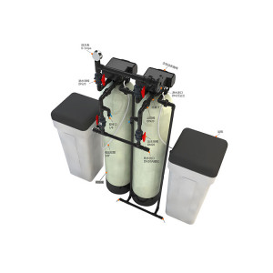 Commercial Water Softener System with Automatic Valve