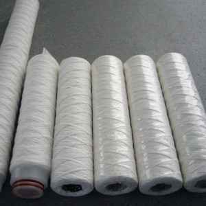 5 micron string wound filter cartridge/spun filter cartridge