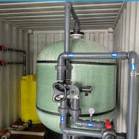 Containerized industrial desalination treatment plant for drinking water 100TPD