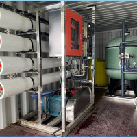 Containerized industrial desalination treatment plant for drinking water 100TPD