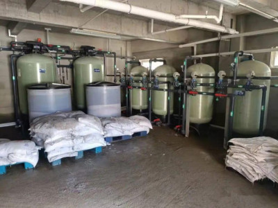 Water Softener systems in seafood project