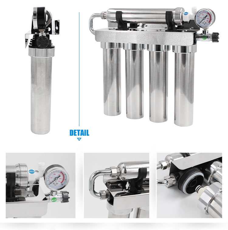 5-stage water filter multi-directional