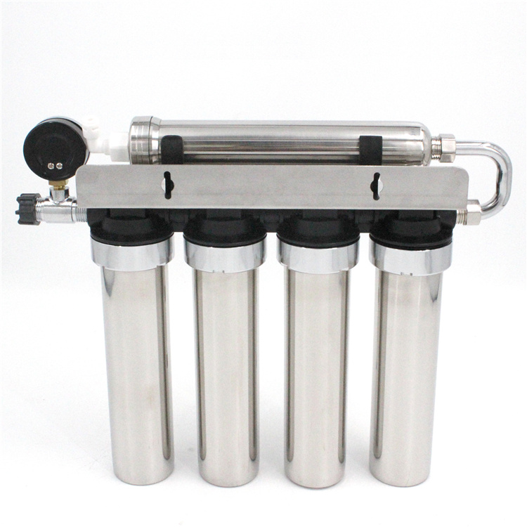 The back of grade 5 whole house stainless steel ultrafiltration membrane water filter