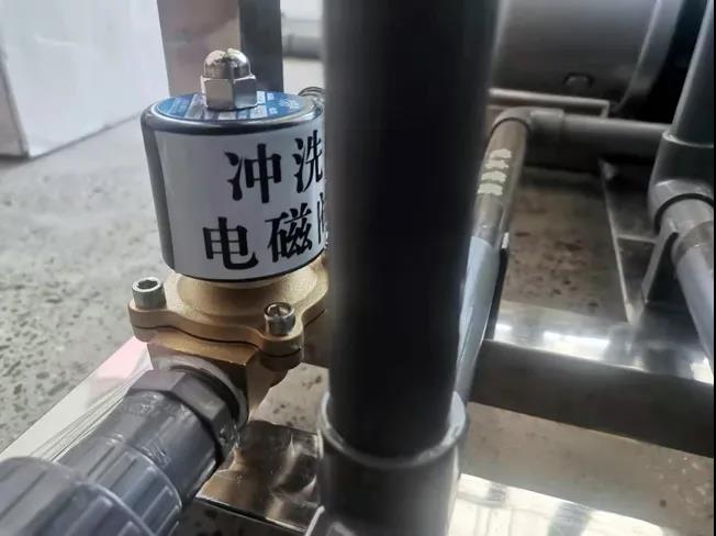 Flush solenoid valve