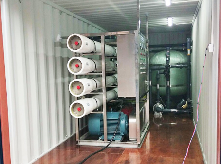 100m3/d containerized seawater desalination machine