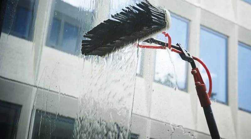 Tratamiento de agua en lavado de ventanas