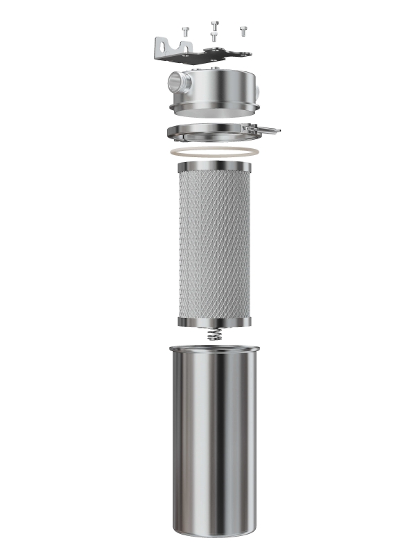 Cartouche Filtre à Eau En Acier Inoxydable 304 - 10 Pouces, Lavable, 5 Microns - Pour Système Filtration